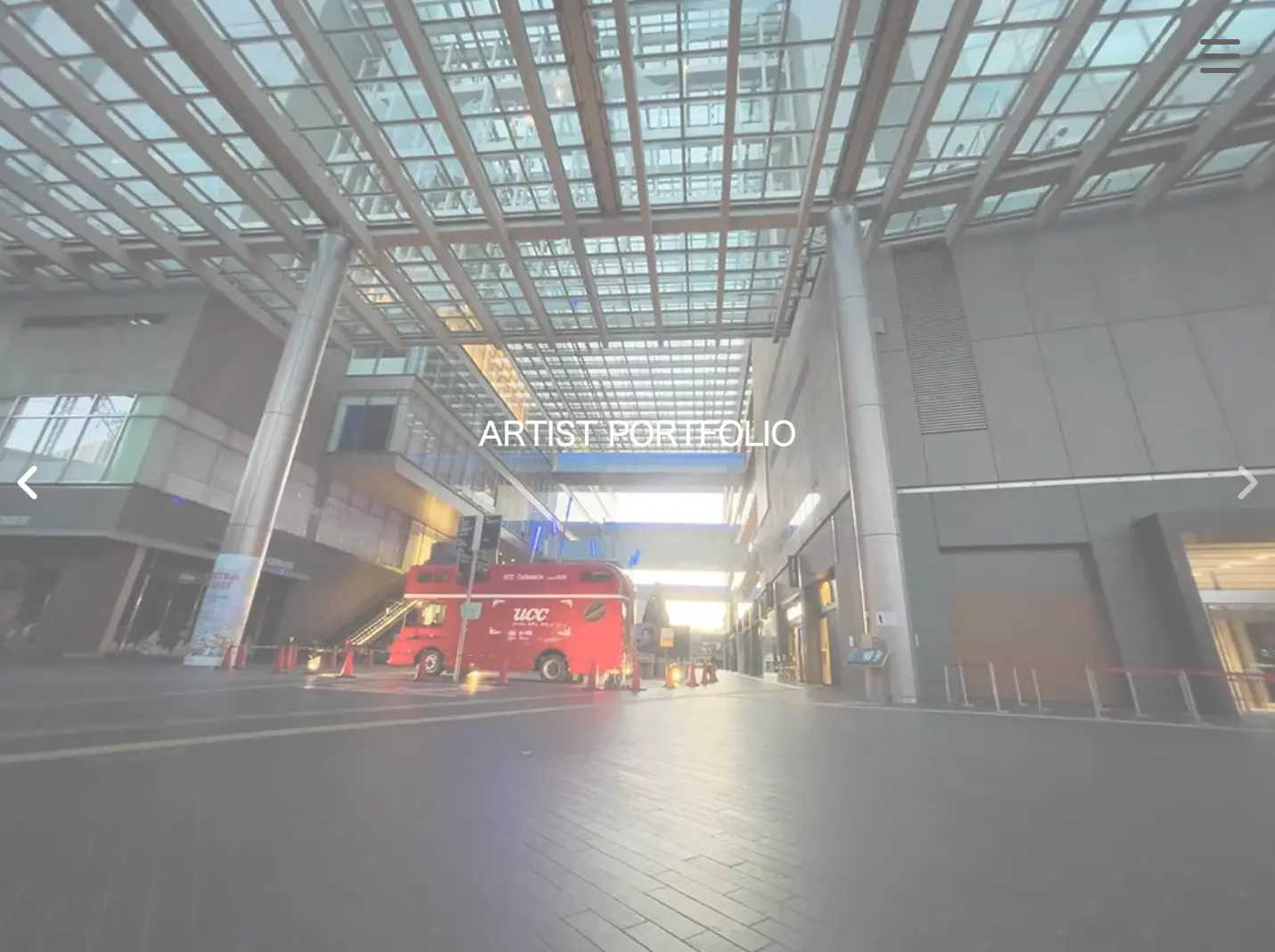 Artist Portfolio WordPress theme preview